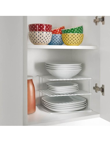 Rinconera de 3 alturas 'silos' 25x25x19cm metaltex