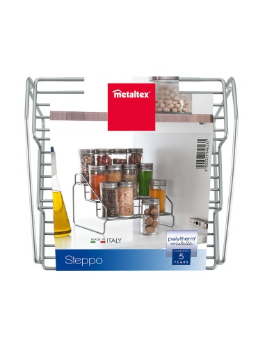 Estante 3 niveles 'steppo' 20x18x15cm metaltex