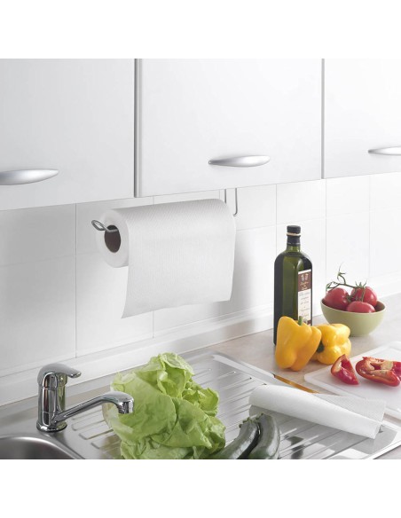 Colgador rollo de cocina 'easy-roll' 35x18x10cm metaltex