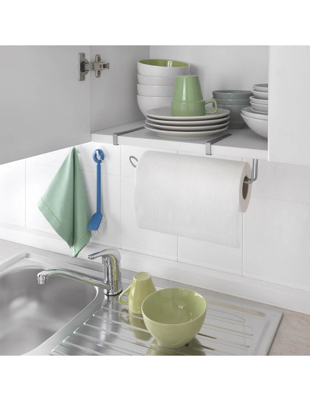 Colgador rollo de cocina 'easy-roll' 35x18x10cm metaltex