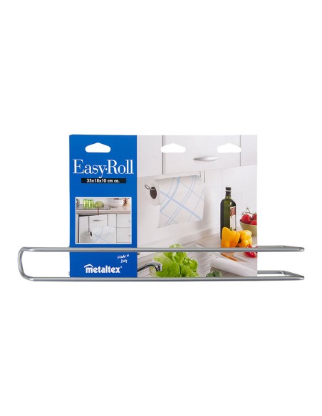 Colgador rollo de cocina 'easy-roll' 35x18x10cm metaltex