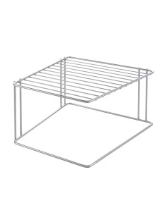 Rinconera de 2 alturas 'boxe' 25x25x15cm metaltex 2