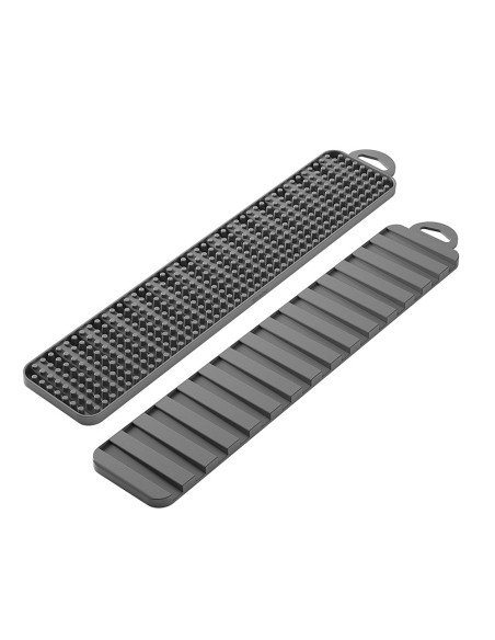 Escurreplatos reversible 'gravity slim' 40x8cm metaltex