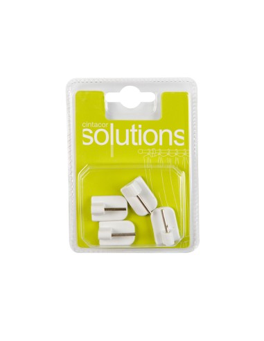 Soporte adhesivo blanco para portavisillo 4...