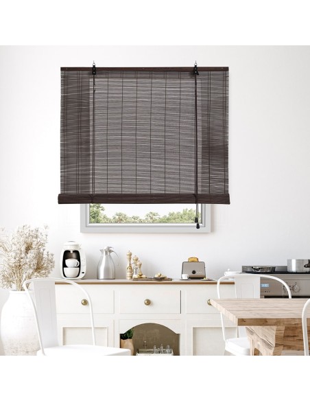 Stor enrollable bambu ocre wengue 150x175cm cintacor - storplanet