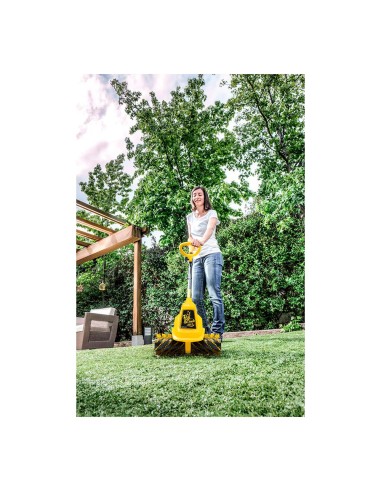 Peinadora/barredora electrica para césped...