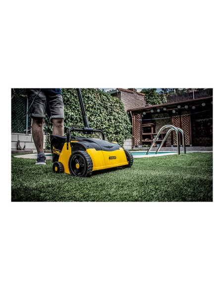 Peinadora/barredora electrica para césped artificial 1400w 302e-v19 59-0010 garland