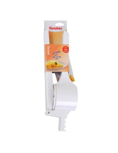 Prensapatatas con 3 discos inoxidables 36cm metaltex 2