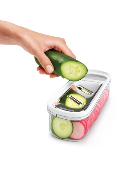 Rallador con contenedor 3 en 1 'rap-box' 21cm metaltex