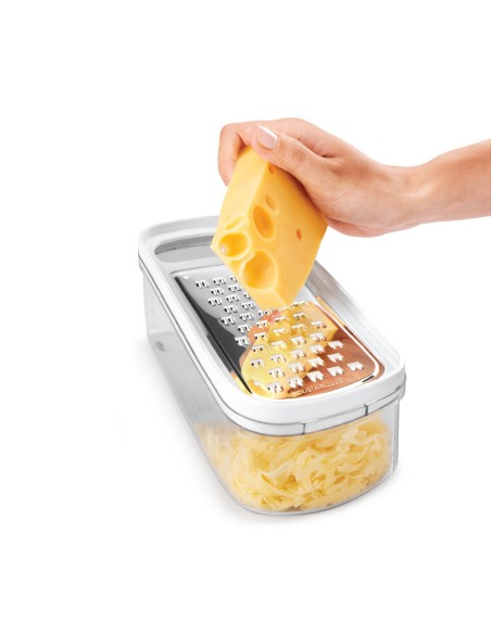 Rallador con contenedor 3 en 1 'rap-box' 21cm metaltex