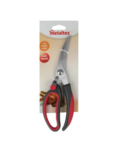 Tijera para aves 23cm metaltex