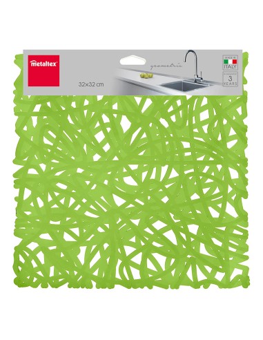 Salvaplatos para fregadero "geometric" 32x32cm...