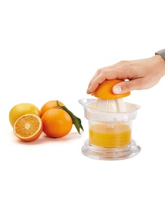 Exprimidor citricos 'citrus+' 2 en 1 300ml ø14x15cm metaltex 2