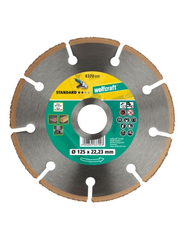 Disco corte ct "standard" ø115mm 8369000 wolfcraft