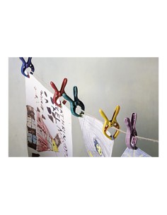 Pinza con resorte 20 mm colores surtidos 2