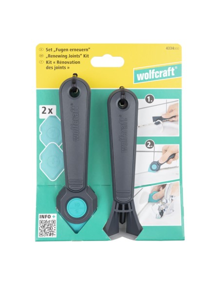 Juego para la reparación de juntas, 4pzas. 4334000 wolfcraft