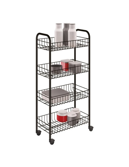 Carrito multiuso 4 estantes 'pisa' aniversario