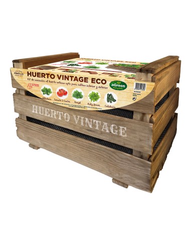 Caja huerto vintage eco