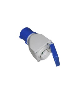 Clavija adaptador cetac a base tipo schuko 2p+t con tapa 16a 230v~ ip44 solera