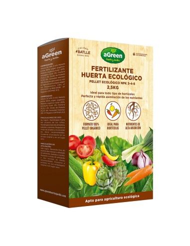 Fertilizante huerta pellet eco 2,5 kg