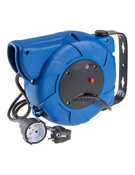 Enrollacables 16 m 3 g 1,50 mm² 1 toma bipolar con t/tl automatico 4,8 mm