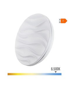 Aplique super led de superficie modelo desert 12 w 6500 k 1160 lm ø27 x 6 cm