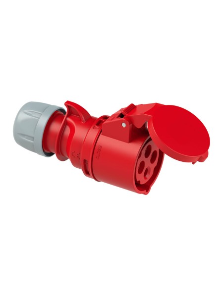 Base aerea cetac 3p+t roja 16a 400v~ ip44