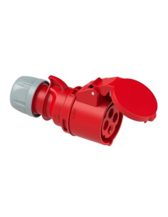 Base aerea cetac 3p+t roja 32a 400v~ ip44