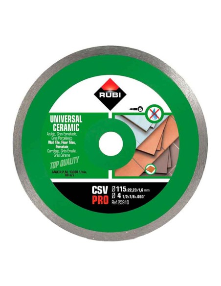 Disco diamantado csv ø115mm pro 25910 rubi