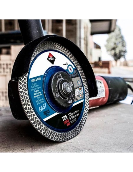 Disco diamantado tva ø115mm superpro 31932 rubi