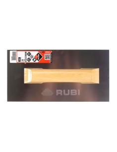 Llana de acero 30cm. mango madera cerrado 65950 rubi 2