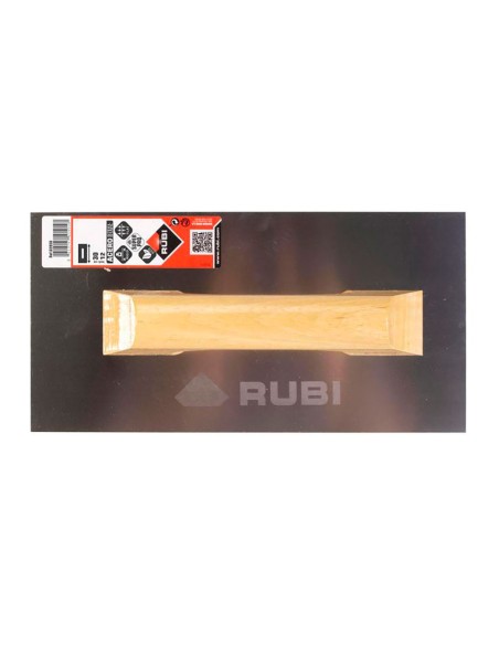 Llana de acero 30cm. mango madera cerrado 65950 rubi