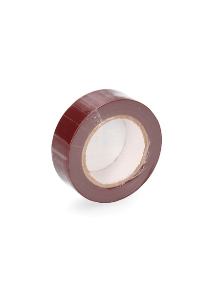Cinta aislante calidad "supra" marron 10 m x 19 mm