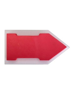 Talocha punta 22,5x12cm. 83998 rubi 2