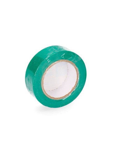 Cinta aislante calidad "supra" verde 10 m x 19 mm