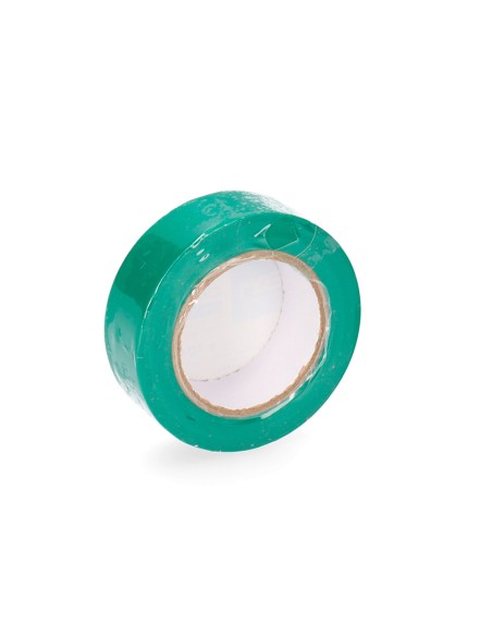 Cinta aislante calidad "supra" verde 10 m x 19 mm