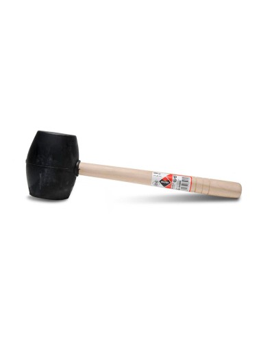 Maza de goma negra 500g. 65905 rubi