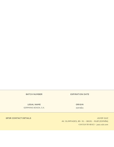 Maza de goma blanca 750g 66907 rubi