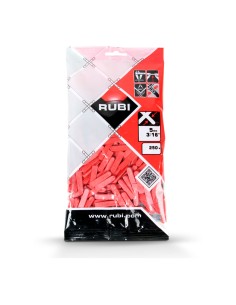 Cuñas para alicatado 5mm. (b-250 unid.) 2396 rubi 2