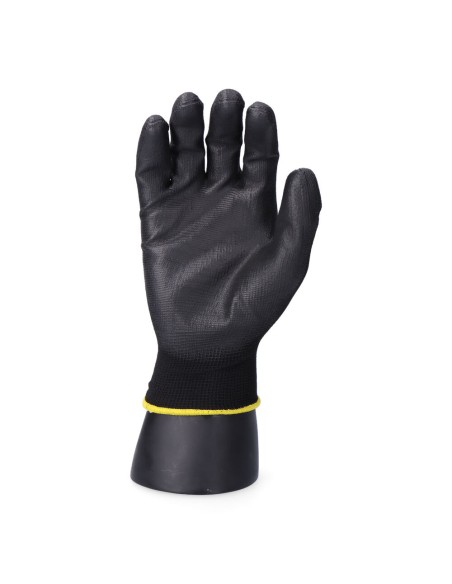 Guante jardín agricultura poliéster recubierto de poliuretano talla 9