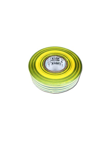 Cinta aislante bicolor nitto 25 m x 19 mm