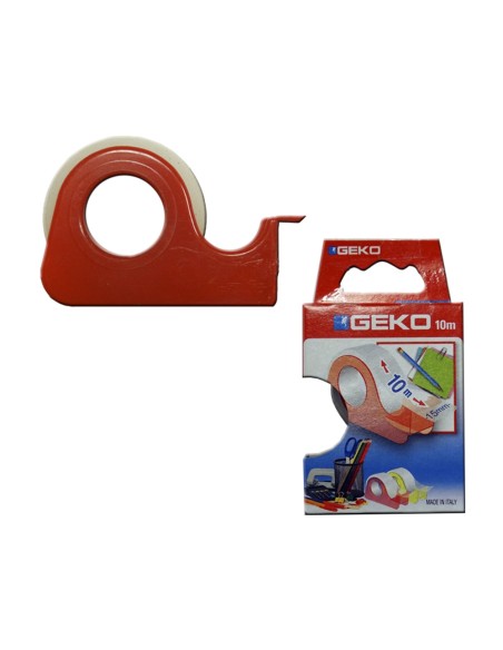 Dispensador de cinta adhesiva transparente 10 m