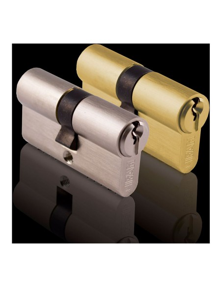 Cilindro f5s3030nc níquel 60mm (30+30mm) leva corta 13mm. con 3 llaves de serreta. ifam