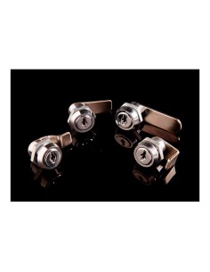 Cerradura 111 c. niquel. lengüeta curva de 30mm. con 2 llaves. ifam 2