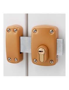 Cerrojo x5. acabado marrón. ifam 2