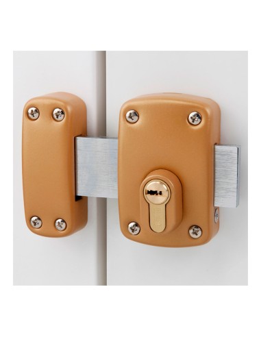 Cerrojo x5. acabado marrón. ifam