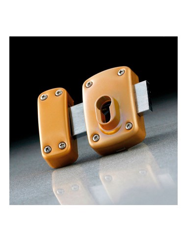 Cerrojo x5. acabado marrón. ifam