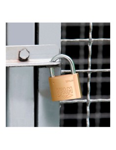 Candado k50. latón. 50mm. con 2 llaves. arco normal. ifam 2