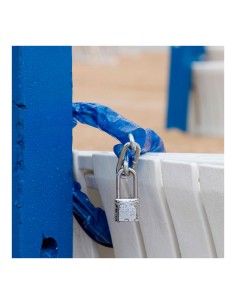 Candado inoxidable 50al 50mm con 2 llaves. arco largo. ifam 2