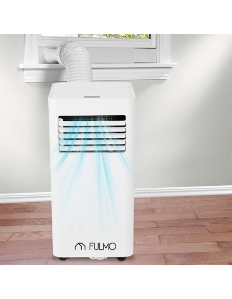 Aire acondicionado portátil solo frio 7000btu/hora 800w fulmo